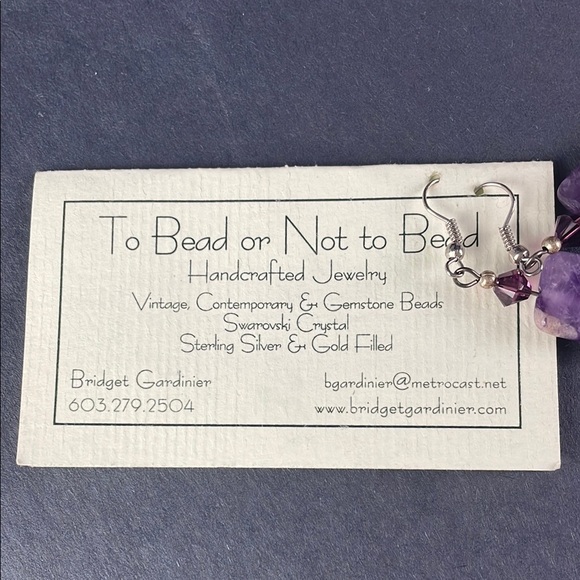 To Bead Or Not To Bead Gemstone Earrings Bali Silver - Picture 2 of 5